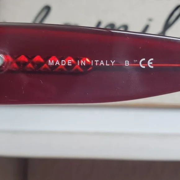 Chanel Red Sunglasses